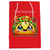 Schattigee aanpasbare taco-partij medium cadeauzakje (Voorkant)