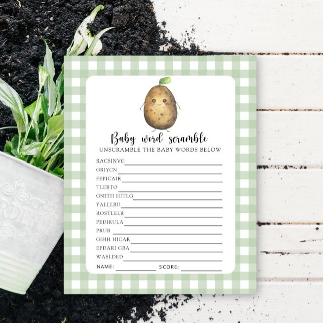 Schattigee aardappel - Baby Word Scramble Game (Creator heeft geüpload)