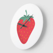 Schattigee aardbei wandklok grote klok (Hoek)
