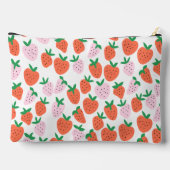 Schattigee Aardbeien Cosmetische Zak Etui (Achterkant)