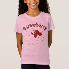 Schattigee aardbeien zomer Kinder meisjes T-shirt