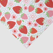 Schattigee aardbeienbessen zoet tissuepapier (Detail)