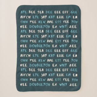 Schattigee ABC ‘AYE BEE ZEE’ fonetische babydeken Sherpa Deken