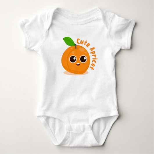 Schattigee abrikoos romper (Voorkant)