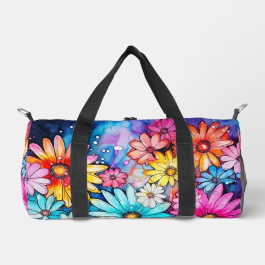 Schattigee Abstracte Daisy Flower Art Plunjezak (Voorkant)