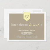 Schattigee adreswijziging aankondigingskaart (Voorkant / Achterkant)