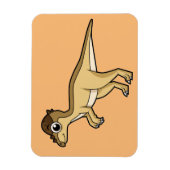 Schattigee afbeelding van een Pachycephalosaurus d Magneet (Verticaal)