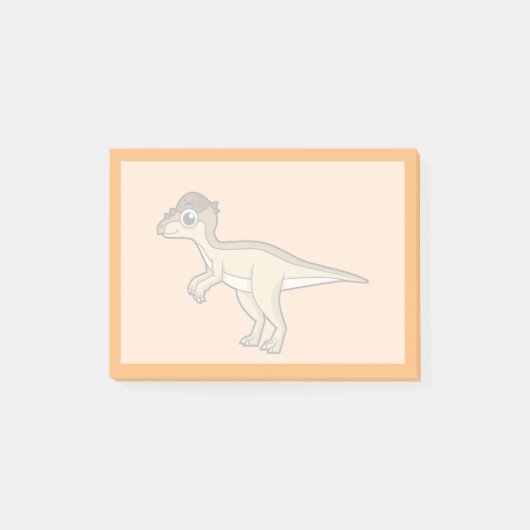 Schattigee afbeelding van een Pachycephalosaurus d Post-it® Notes (Voorkant)