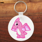 Schattigee afbeelding van een pterodactyl. sleutelhanger (Voorkant)
