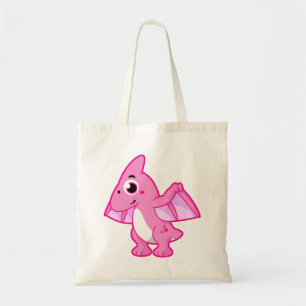 Schattigee afbeelding van een pterodactyl. tote bag