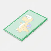 Schattigee afbeelding van een spinosaurus. 2 post-it® notes (Schuin)