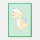 Schattigee afbeelding van een spinosaurus. 2 post-it® notes (Voorkant)