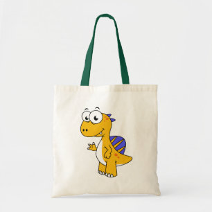 Schattigee afbeelding van een spinosaurus. 2 tote bag
