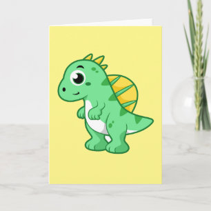 Schattigee afbeelding van een spinosaurus. kaart