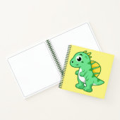 Schattigee afbeelding van een spinosaurus. notitieboek (Binnen)