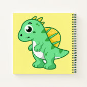 Schattigee afbeelding van een spinosaurus. notitieboek (Achterkant)