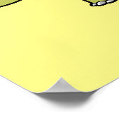 Schattigee afbeelding van een Stegosaurus dinosaur Poster (Hoek)