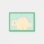 Schattigee afbeelding van een stegosaurus. post-it® notes (Voorkant)
