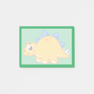 Schattigee afbeelding van een stegosaurus. post-it® notes