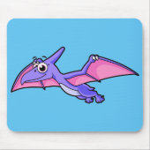Schattigee afbeelding van een vliegende pterodacty muismat (Voorkant)