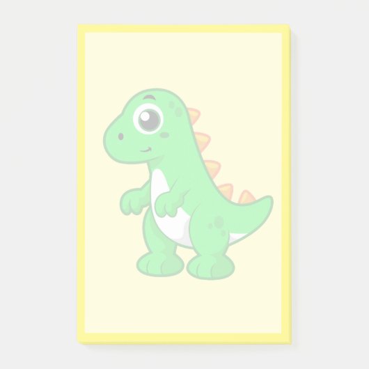 Schattigee afbeelding van Tyrannosaurus rex. Post-it® Notes (Voorkant)