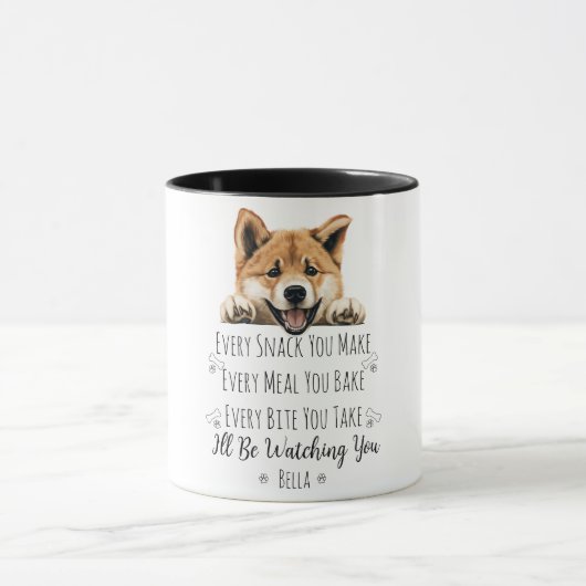 Schattigee Akita Dog Funny Custom Mok (Midden)