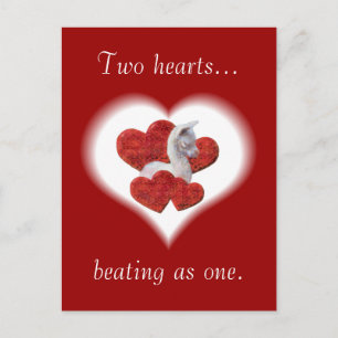 Schattigee Alpaca Baby Valentijnsdag Briefkaarten