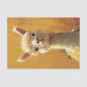 Schattigee Alpaca schilderij Decoupage Tissuepapier (Voorkant)