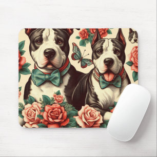 Schattigee Amerikaanse Pit Bull Terrier Muismat