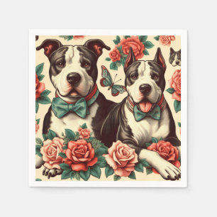 Schattigee  Amerikaanse Pit Bull Terrier Servet