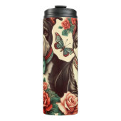 Schattigee  Amerikaanse Pit Bull Terrier Thermosbeker (Voorkant)