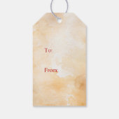 Schattigee Angel Christmas Cadeaulabel (Achterkant)