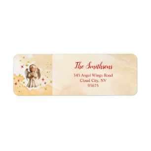 Schattigee Angel Christmas Retour Adres Label