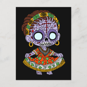 Schattigee Angolese zombie Briefkaart