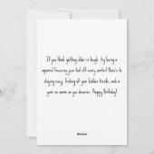 Schattigee Angry Squirrel gebundeld, grappige verj Feestdagenkaart (Achterkant)