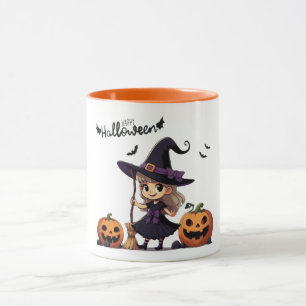 Schattigee, anime Halloween heks Mok