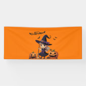 Schattigee, anime Halloween heks Spandoek (Horizontaal)