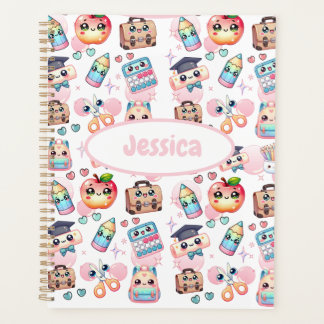 Schattigee Anime Kinder School Roze Planner