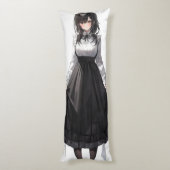 Schattigee Anime Maid Lichaamskussen (Achterkant (Verticaal))