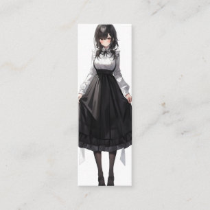 Schattigee Anime Maid Mini Visitekaartje