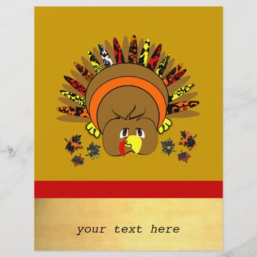 Schattigee Anime Turkije Zakelijke Flyer (Voorkant)