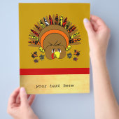 Schattigee Anime Turkije Zakelijke Flyer (Hand)