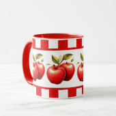 Schattigee appel liefhebbers fruitkeuken mok (Voorkant links)