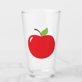 Schattigee appel van je oogplezier Cartoon Glas