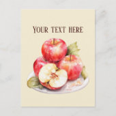 Schattigee appelverkopers fruitliefhebbers boomgaa briefkaart (Voorkant)