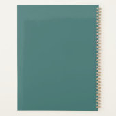Schattigee Apple aangepaste handschriftnaam Planner (Achterkant)