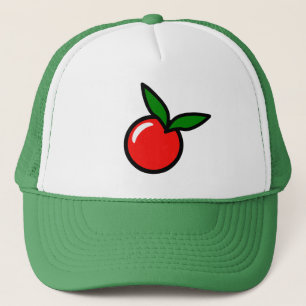 Schattigee Apple Cherry Red Fruit Fun Keuken Carto Trucker Pet