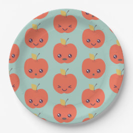 Schattigee Apple Pattern Paper Borden Papieren Bordje