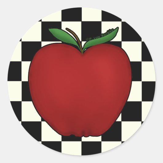 Schattigee Apple Stickers (Voorkant)