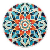 Schattigee Arabische stijl crafting Keramische Knop (Voorkant)